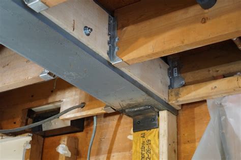 replacing  load bearing beam   flush beam concord carpenter
