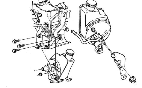 chevy power steering pump bracket diagram general wiring diagram