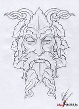 Greenman Pyrography Cgarena Pages Folklore Loving Mystical Isis Norway Sousa Woodburning Greenmen Pintify sketch template