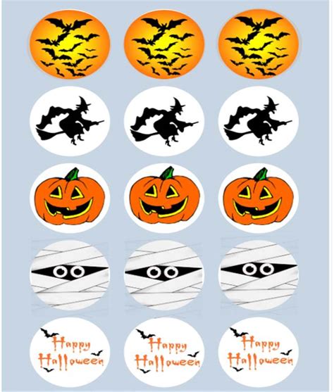 halloween cupcake toppers  toppers cake  face