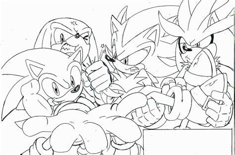 super sonic  super shadow  super silver coloring pages