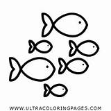 Fishes sketch template