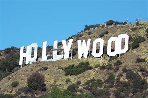 Vista Satelital De Hollywood En Los Ángeles California