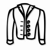 Jacket Clipart sketch template
