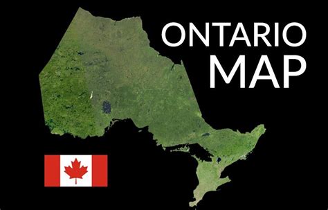map  ontario cities  roads gis geography