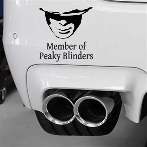 peaky blinders member car decal vinyl sticker window bumper  picclick
