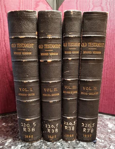 revised version   testament  vols  copy historic bibles engravings