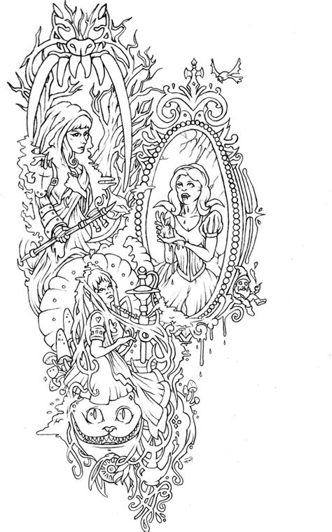 Badass Fairy Tales Tattoo By Bedowynn On Deviantart
