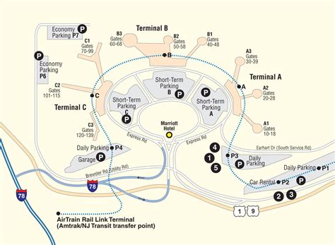 newark terminal map newark airport gate map  york usa