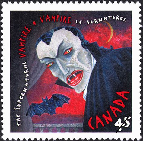 Vampire Canada Postage Stamp The Supernatural