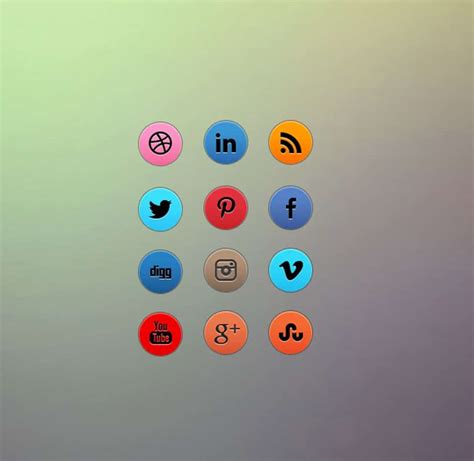 social media icon sets  icon sets
