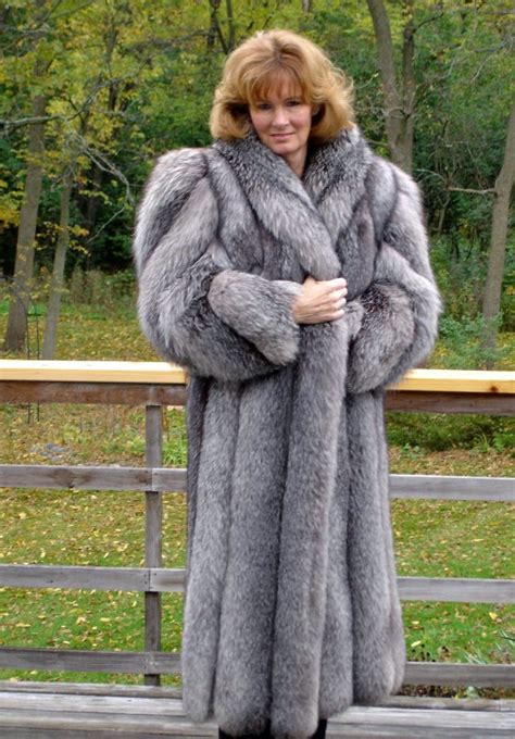 Gray Fox Fur Coat Division Of Global Affairs