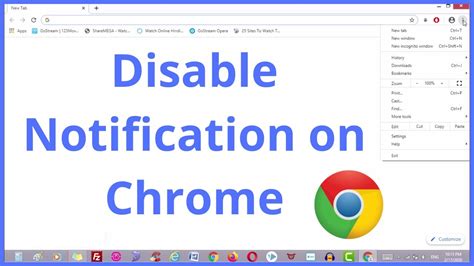 disable notification  google chrome youtube