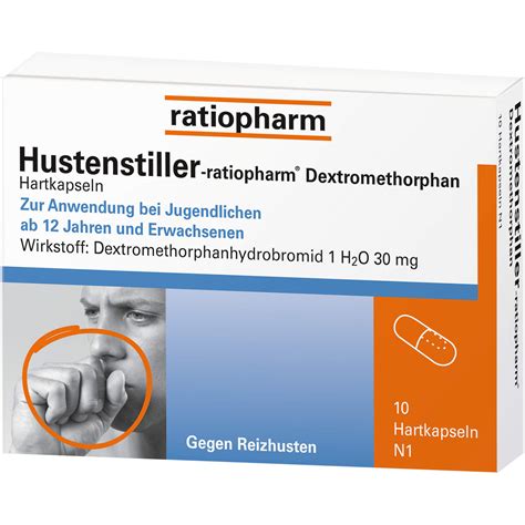 hustenstiller ratiopharm dextromethorphan kapseln  st  eur