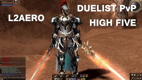 lineage  duelist high   pvp laeron test server  youtube