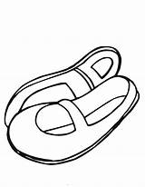 Clipart Ballet Slippers Shoe Shoes Coloring Kids Old Library Princess Buckle Worksheets sketch template