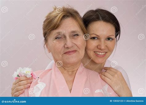 Grandmother And Beautiful Granddaughter Stock Image Image Of Female