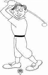 Golf Coloring Pages Printable Kids Print Themed Boy Sports Colouring Sport Doing Pintar Colorare Golfer Girls Da Bambini Disegni Per sketch template