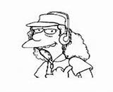 Simpson Coloring Pages Printable Bus Moe Szyslak Book Otto Info sketch template