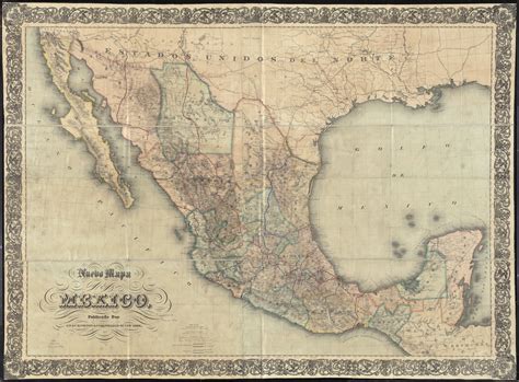Nuevo Mapa De Mexico Digital Commonwealth
