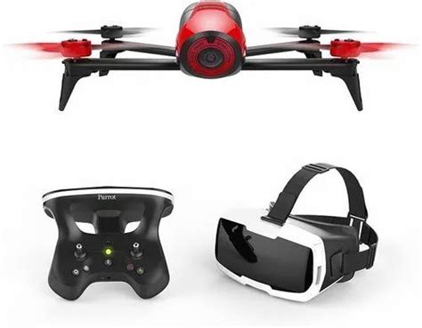 parrot bebop  quadcopter drone  skycontroller  cockpit fpv glasses red pf  rs