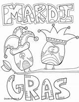 Mardi Gras Coloring Pages Parade Getcolorings sketch template