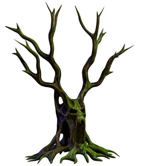 spooky tree  png stock  roys art  deviantart