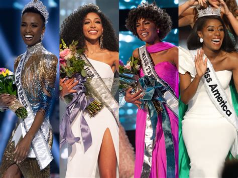 Women Of Color Win Titles Of 2019 Miss Universe Pageants Miss America