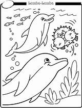 Coloring Dolphins Crayola Dolphin Mewarnai Animais Lumba Ikan Delfini Shark Malvorlagen Marinhos Teman Itulah Ayah Atau Step sketch template