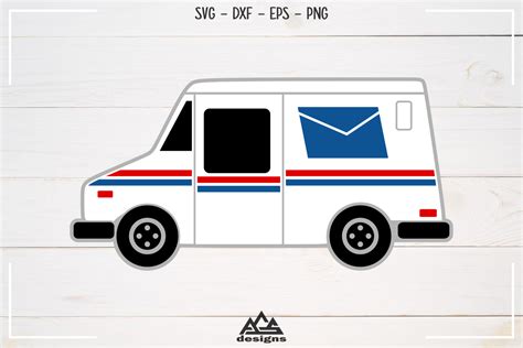 mail truck svg design  agsdesign thehungryjpeg