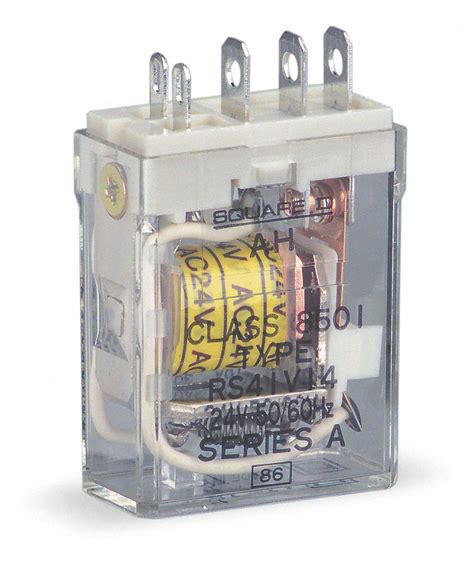 square  general purpose relay  dc coil volts       ac contact rating