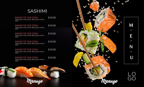 menugo sushi menu template