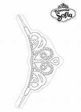 Sofia Coloring First Princess Tiara Pages Crowns Tiaras Netart Trending Days Last sketch template