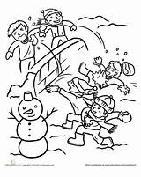Coloring Fight Snowball Pages Kids Drawing Sheets Book January Worksheet Choose Board Getdrawings Drawings 77kb 378px sketch template