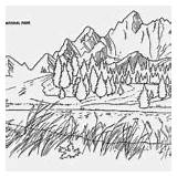 Coloring National Park Teton Grand Sheet Pages Parks sketch template