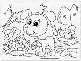 Coloring Puppy Pages Smile Realistic Big Comments sketch template