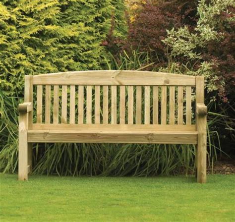 athol chunky  foot wooden garden bench brand  autumn