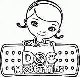 Coloring Doc Mcstuffins Pages Dr Wecoloringpage Print Library Face sketch template