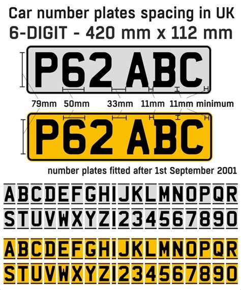 digit short  pressed number plates metal embossed car van uk