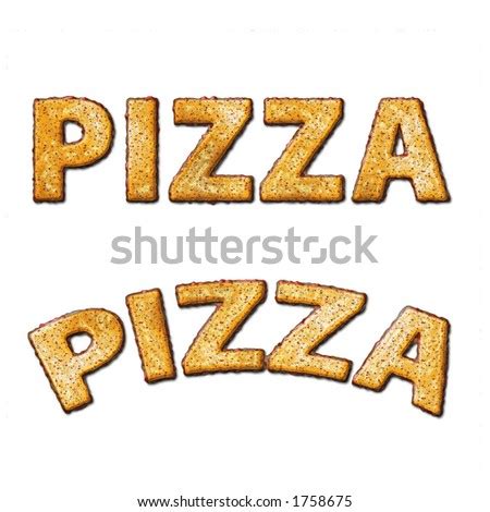 pizza letters  pizza topping texture stock illustration  shutterstock