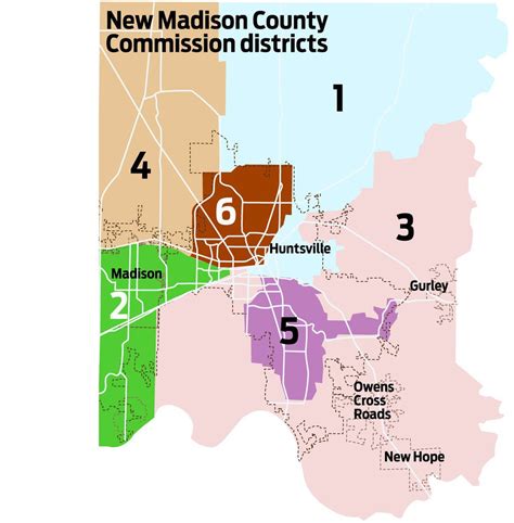 madison county adopts  commission districts  reflect population    census alcom