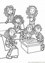 Girl Groovy Coloring Pages Printable Girls sketch template