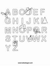 Alfabeto Tuttodisegni sketch template