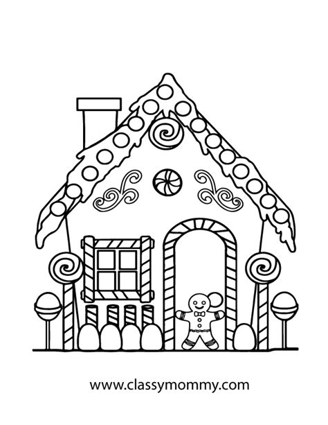 printable gingerbread coloring pages classy mommy