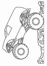 Grave Coloring Monster Truck Digger Pages Getcolorings Getdrawings Colorings sketch template