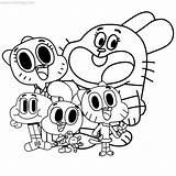 Gumball Coloring Pages Watterson Amazing Family Xcolorings 1200px 146k Resolution Info Type  Size Jpeg sketch template