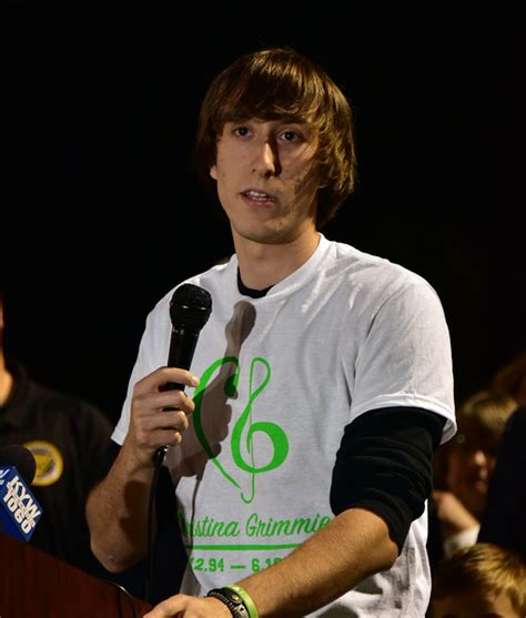 christina grimmie s brother at vigil ‘she treated