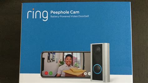 Ring Video Peephole Cam Install And Review Youtube