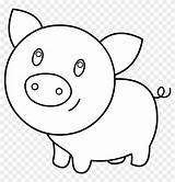 Pig Clipart Template Outline Coloring Pen Clip Pages Clipartfest Easy Pngkey Cute Transparent Clipground Library sketch template