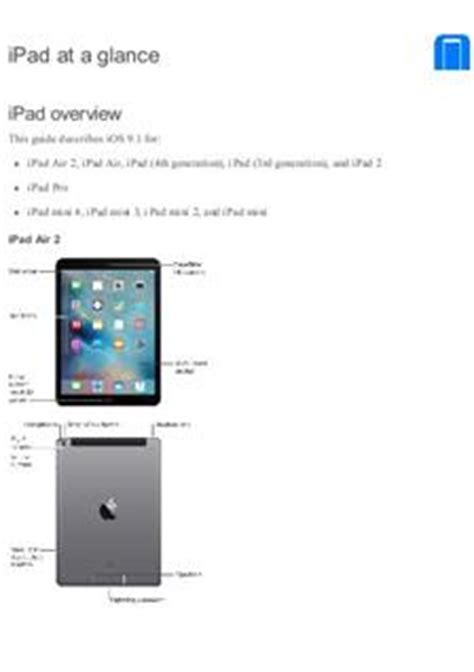 apple ipad mini printed manual